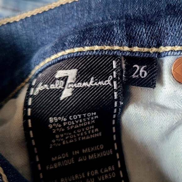 7 for all Mankind Jeans- size 26 - Picture 5 of 5